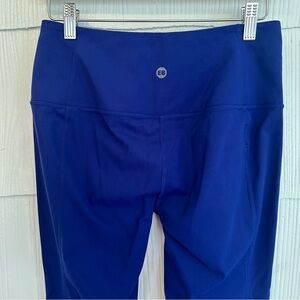 Eddie Bauer Women’s PM Petite Medium Blue Purple Leggings Athletic Active Pants